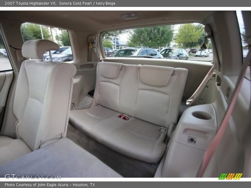 Sonora Gold Pearl / Ivory Beige 2007 Toyota Highlander V6