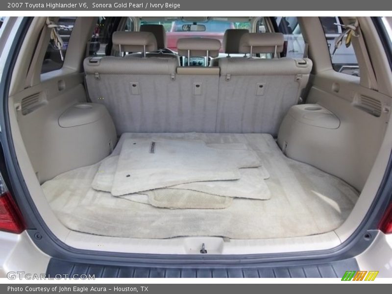 Sonora Gold Pearl / Ivory Beige 2007 Toyota Highlander V6