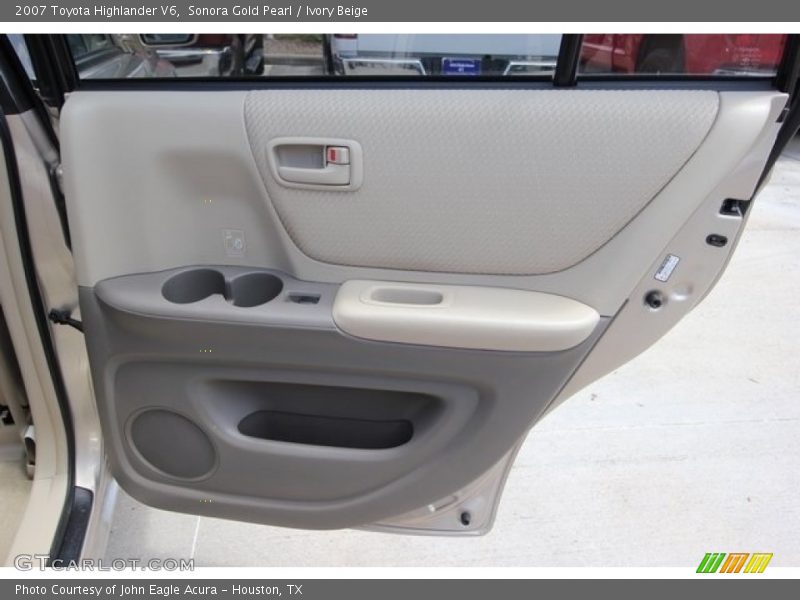 Sonora Gold Pearl / Ivory Beige 2007 Toyota Highlander V6