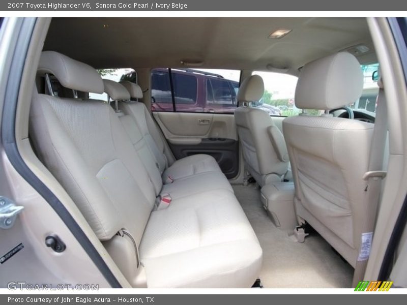 Sonora Gold Pearl / Ivory Beige 2007 Toyota Highlander V6