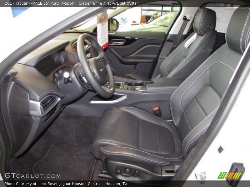  2017 F-PACE 35t AWD R-Sport Jet w/Light Oyster Interior