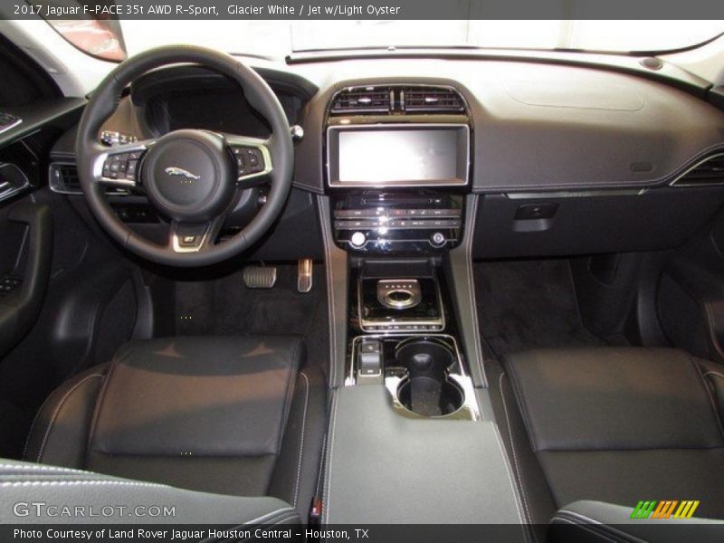 Glacier White / Jet w/Light Oyster 2017 Jaguar F-PACE 35t AWD R-Sport