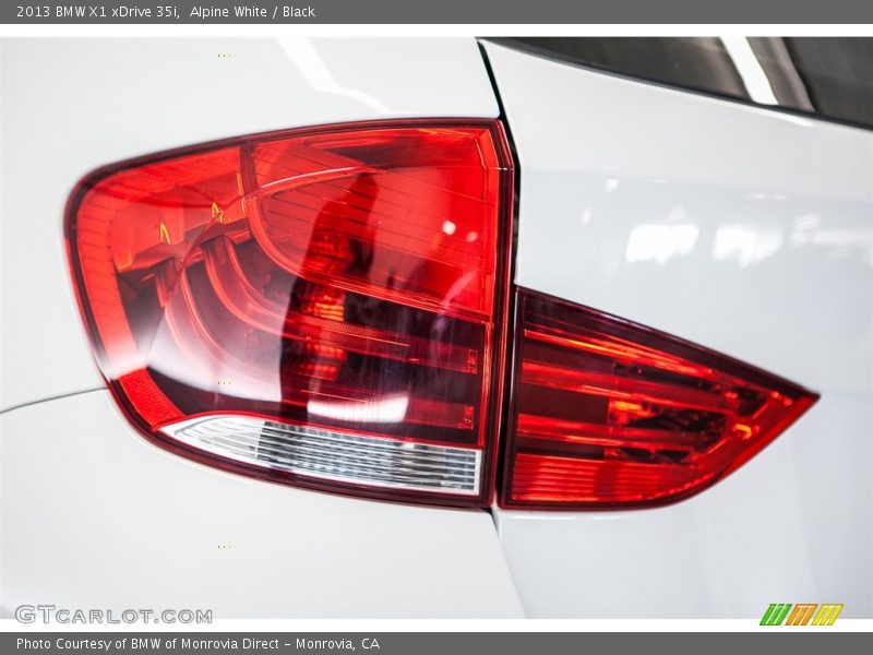 Alpine White / Black 2013 BMW X1 xDrive 35i
