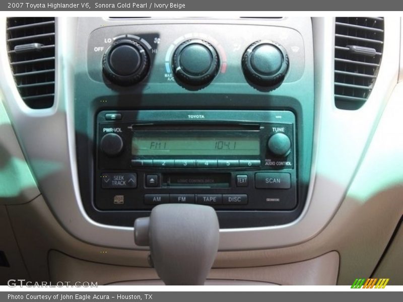 Sonora Gold Pearl / Ivory Beige 2007 Toyota Highlander V6