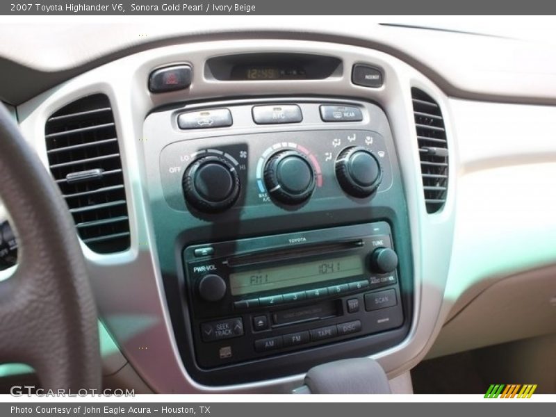 Sonora Gold Pearl / Ivory Beige 2007 Toyota Highlander V6