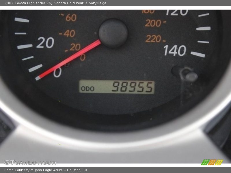 Sonora Gold Pearl / Ivory Beige 2007 Toyota Highlander V6