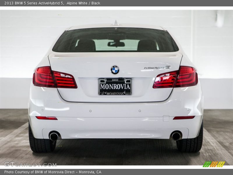 Alpine White / Black 2013 BMW 5 Series ActiveHybrid 5