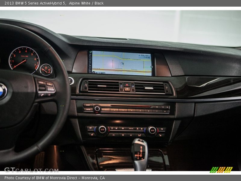 Alpine White / Black 2013 BMW 5 Series ActiveHybrid 5