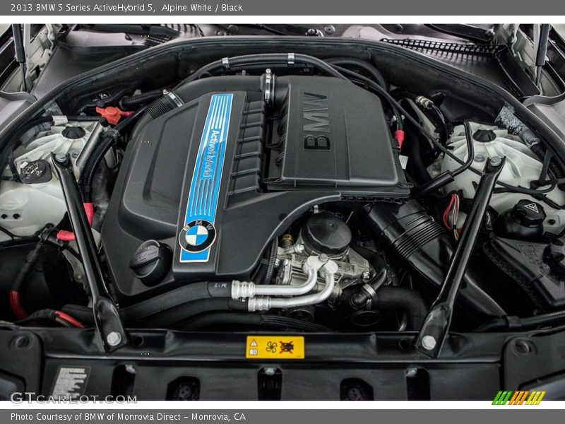 Alpine White / Black 2013 BMW 5 Series ActiveHybrid 5