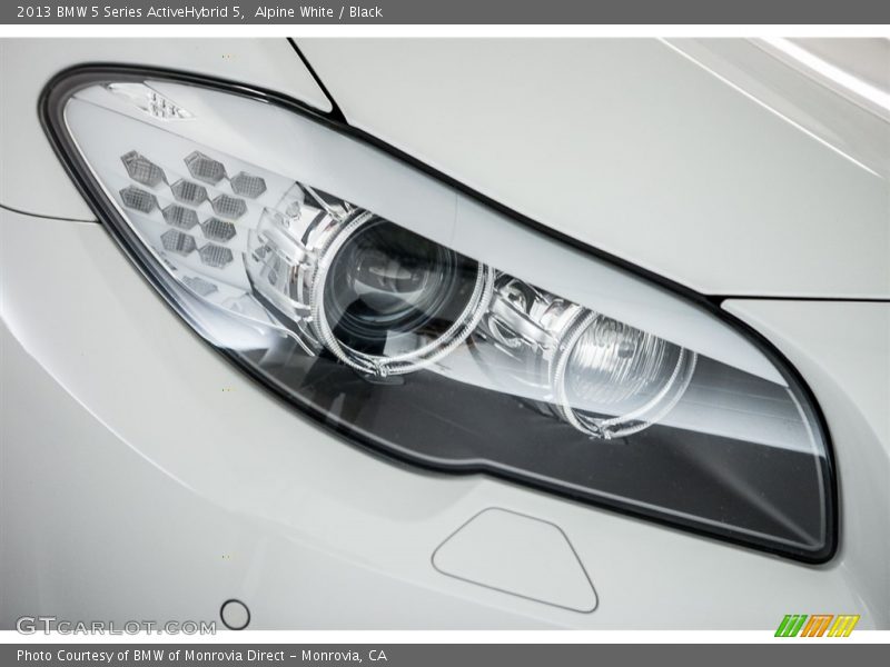 Alpine White / Black 2013 BMW 5 Series ActiveHybrid 5