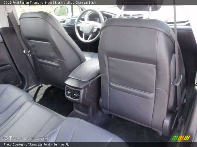 Ingot Silver Metallic / Charcoal Black 2016 Ford Fusion Titanium