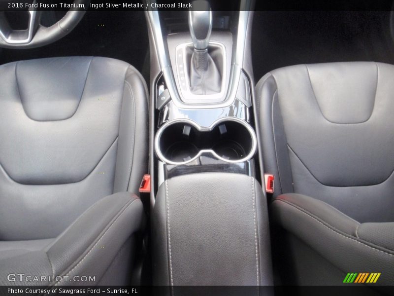 Ingot Silver Metallic / Charcoal Black 2016 Ford Fusion Titanium