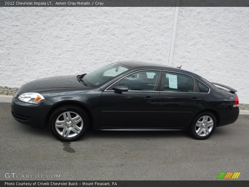 Ashen Gray Metallic / Gray 2012 Chevrolet Impala LT