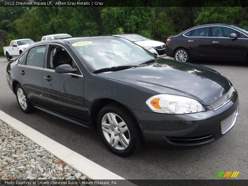 Ashen Gray Metallic / Gray 2012 Chevrolet Impala LT