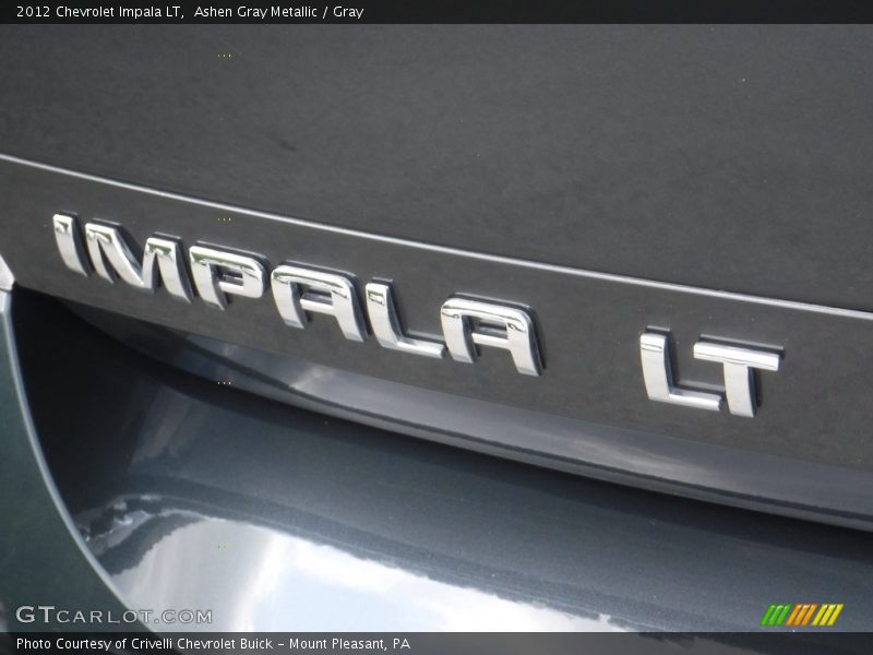 Ashen Gray Metallic / Gray 2012 Chevrolet Impala LT