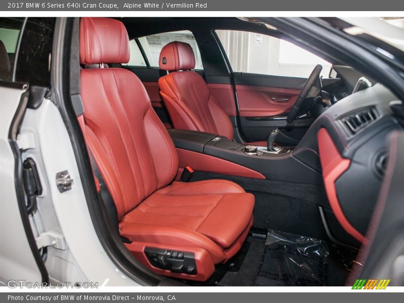  2017 6 Series 640i Gran Coupe Vermilion Red Interior