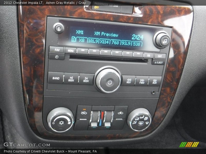 Ashen Gray Metallic / Gray 2012 Chevrolet Impala LT