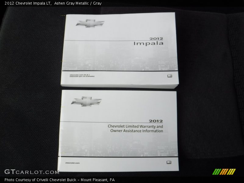 Ashen Gray Metallic / Gray 2012 Chevrolet Impala LT