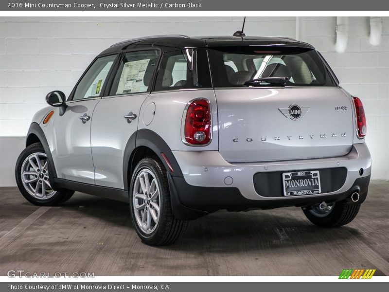 Crystal Silver Metallic / Carbon Black 2016 Mini Countryman Cooper