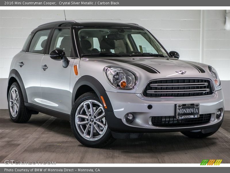 Crystal Silver Metallic / Carbon Black 2016 Mini Countryman Cooper