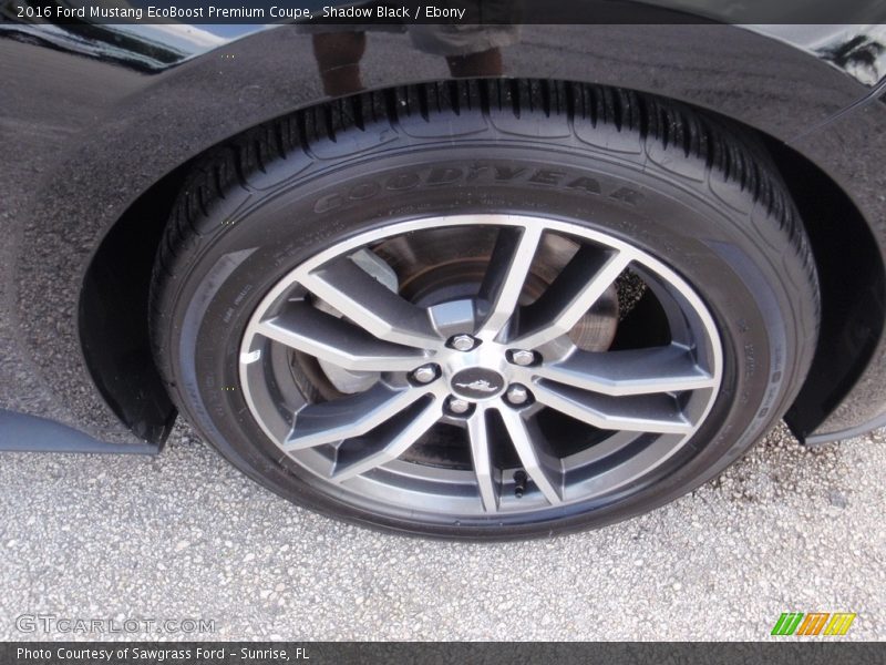 Shadow Black / Ebony 2016 Ford Mustang EcoBoost Premium Coupe