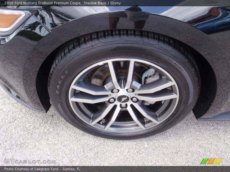 Shadow Black / Ebony 2016 Ford Mustang EcoBoost Premium Coupe