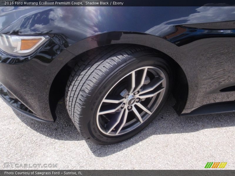 Shadow Black / Ebony 2016 Ford Mustang EcoBoost Premium Coupe