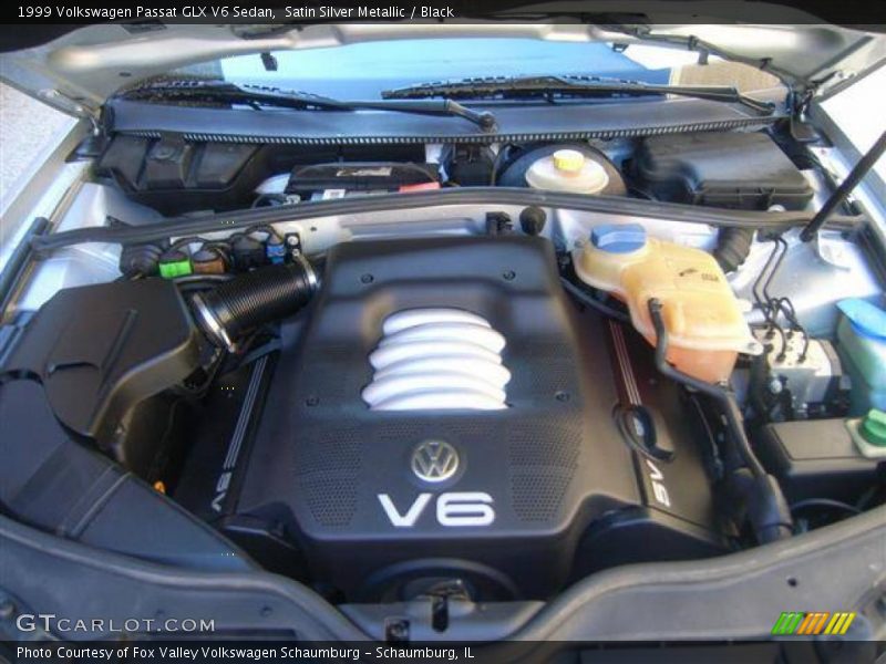 Satin Silver Metallic / Black 1999 Volkswagen Passat GLX V6 Sedan