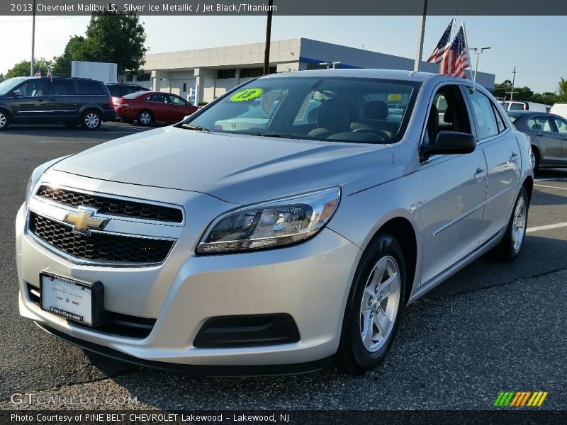 Silver Ice Metallic / Jet Black/Titanium 2013 Chevrolet Malibu LS
