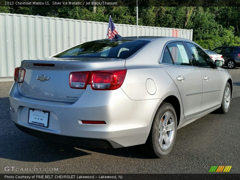 Silver Ice Metallic / Jet Black/Titanium 2013 Chevrolet Malibu LS