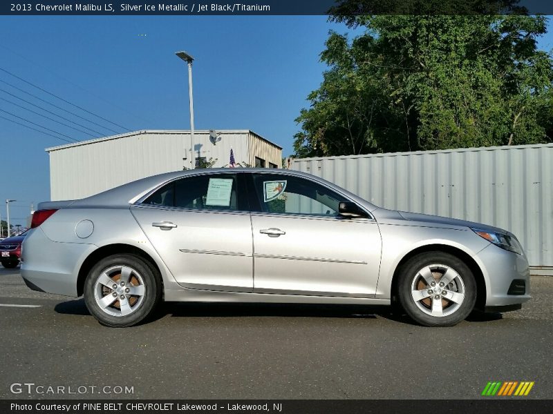 Silver Ice Metallic / Jet Black/Titanium 2013 Chevrolet Malibu LS