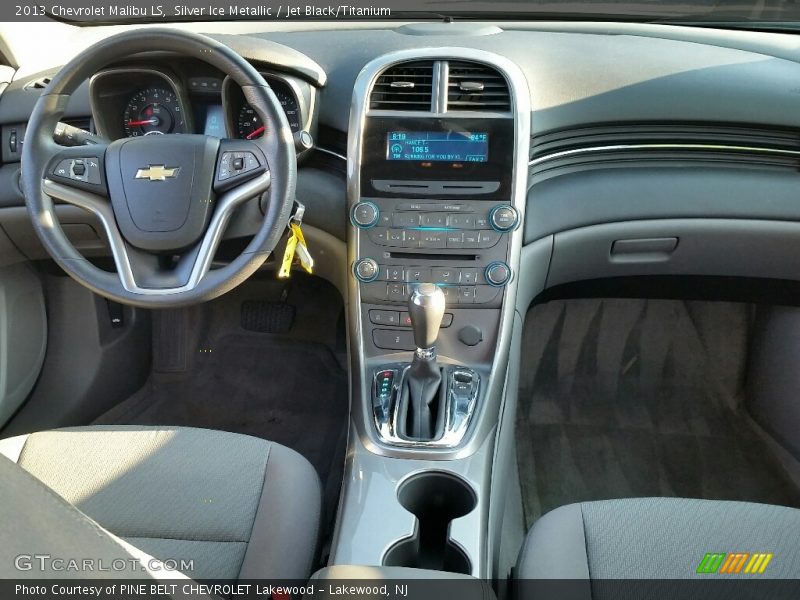 Silver Ice Metallic / Jet Black/Titanium 2013 Chevrolet Malibu LS