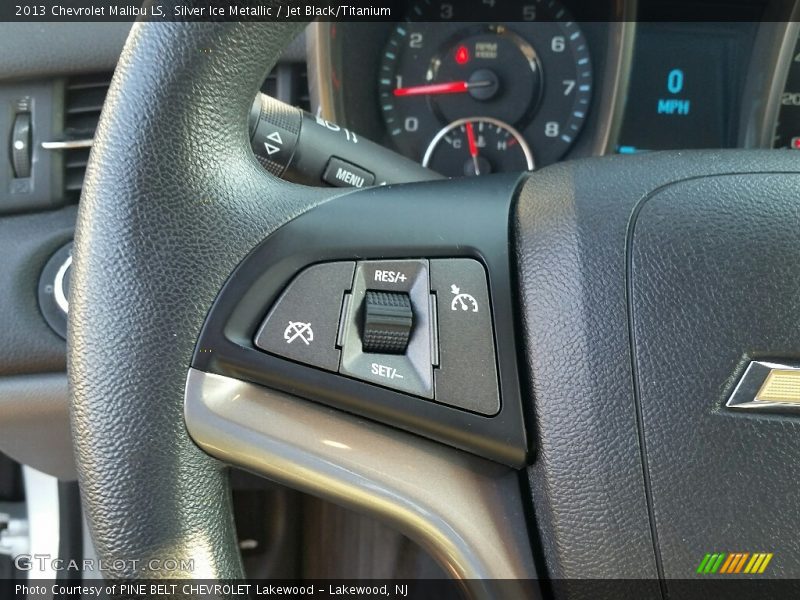 Silver Ice Metallic / Jet Black/Titanium 2013 Chevrolet Malibu LS