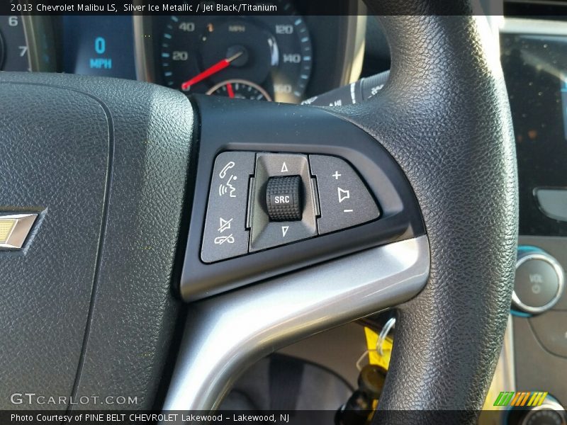 Silver Ice Metallic / Jet Black/Titanium 2013 Chevrolet Malibu LS