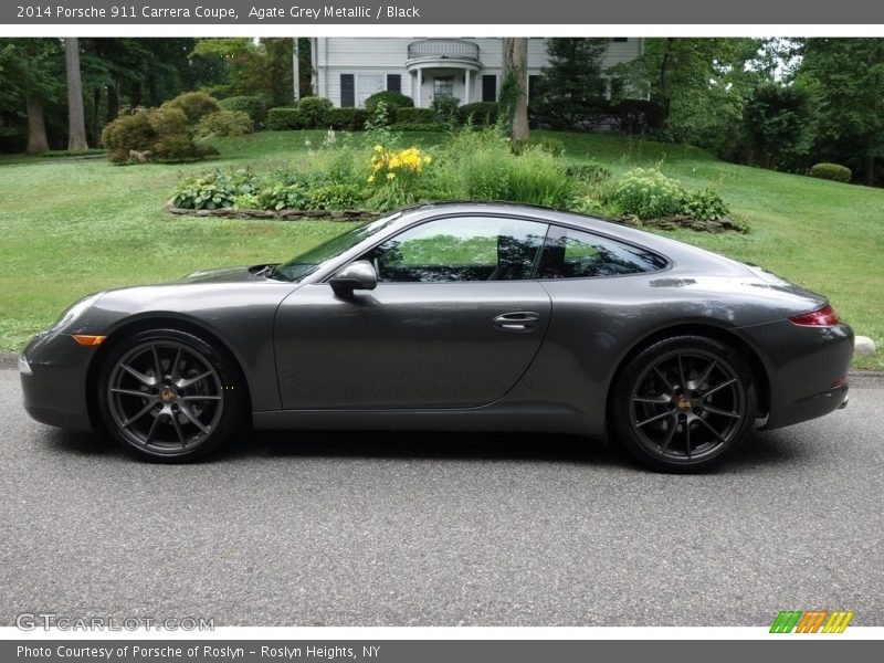 Agate Grey Metallic / Black 2014 Porsche 911 Carrera Coupe