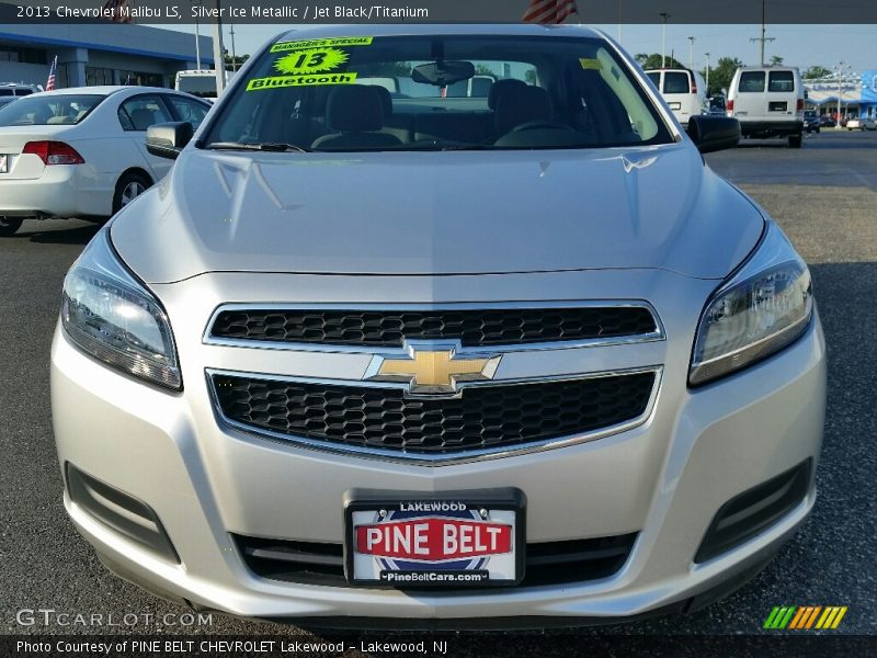 Silver Ice Metallic / Jet Black/Titanium 2013 Chevrolet Malibu LS