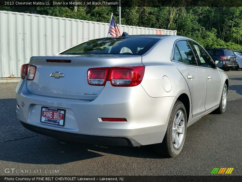 Silver Ice Metallic / Jet Black/Titanium 2013 Chevrolet Malibu LS