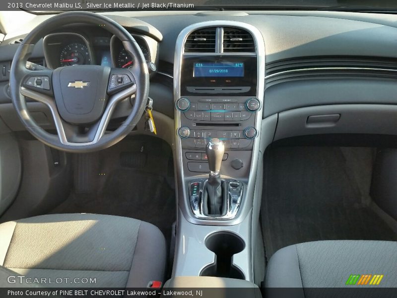 Silver Ice Metallic / Jet Black/Titanium 2013 Chevrolet Malibu LS
