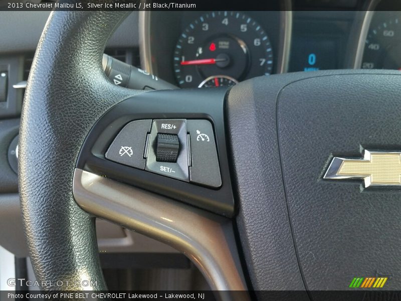 Silver Ice Metallic / Jet Black/Titanium 2013 Chevrolet Malibu LS