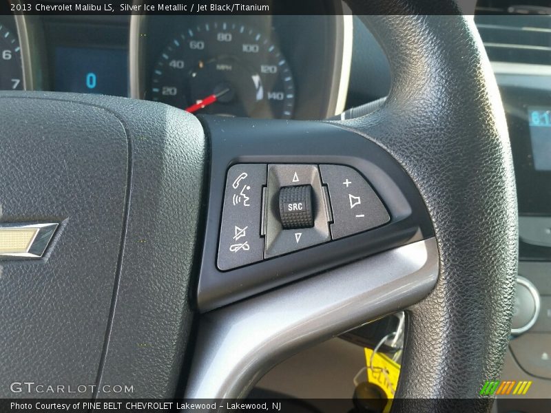 Silver Ice Metallic / Jet Black/Titanium 2013 Chevrolet Malibu LS