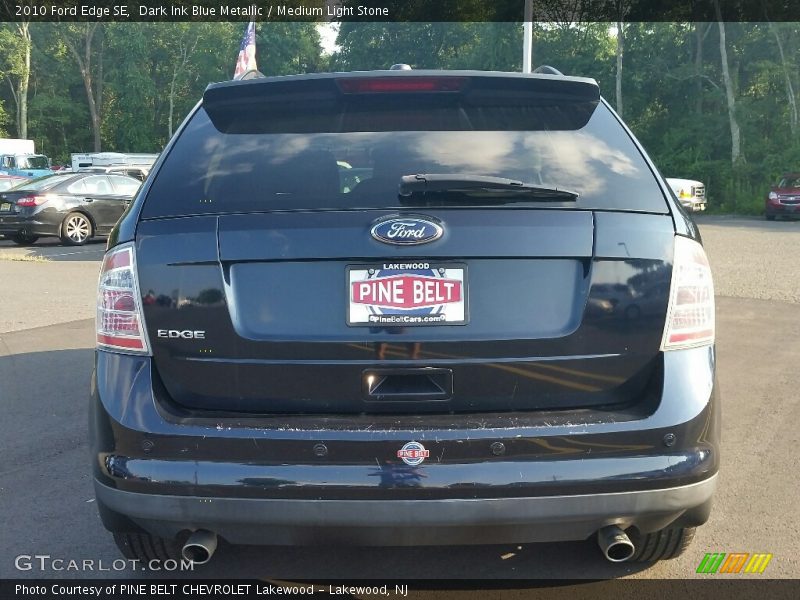 Dark Ink Blue Metallic / Medium Light Stone 2010 Ford Edge SE