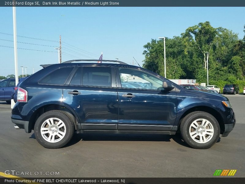 Dark Ink Blue Metallic / Medium Light Stone 2010 Ford Edge SE