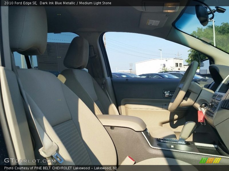Dark Ink Blue Metallic / Medium Light Stone 2010 Ford Edge SE
