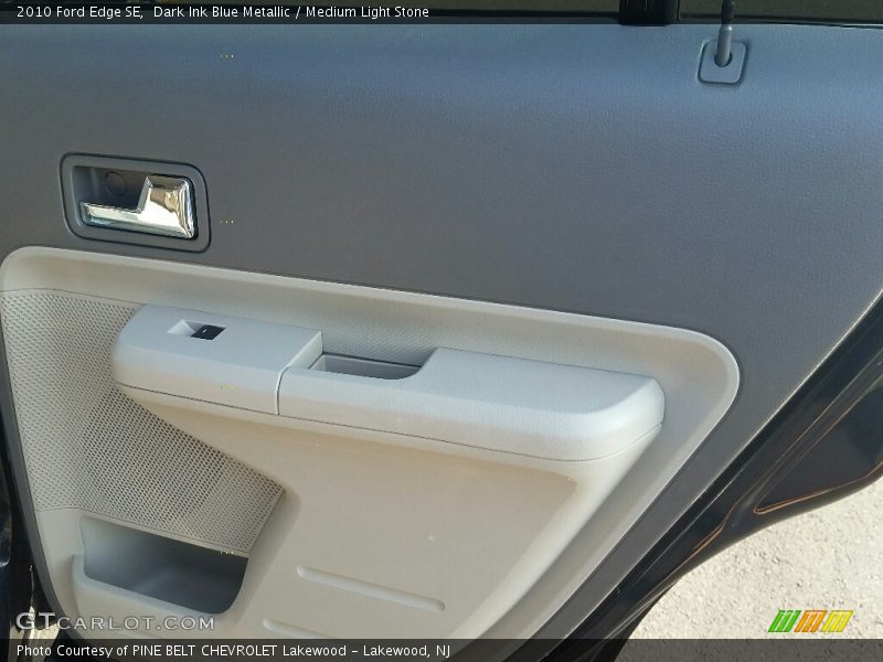 Dark Ink Blue Metallic / Medium Light Stone 2010 Ford Edge SE