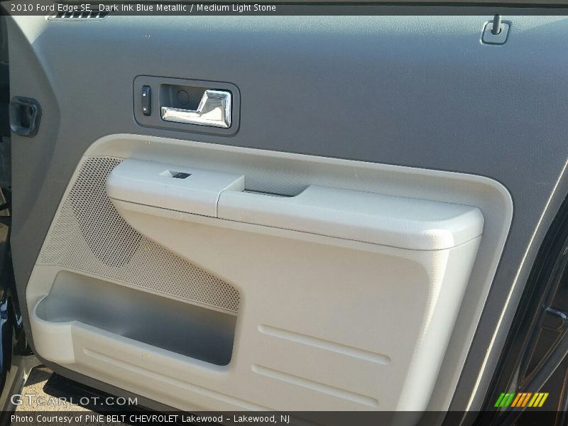 Dark Ink Blue Metallic / Medium Light Stone 2010 Ford Edge SE