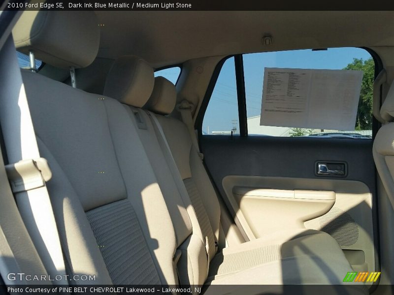 Dark Ink Blue Metallic / Medium Light Stone 2010 Ford Edge SE