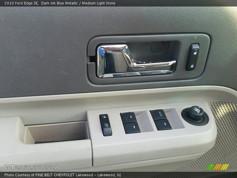 Dark Ink Blue Metallic / Medium Light Stone 2010 Ford Edge SE