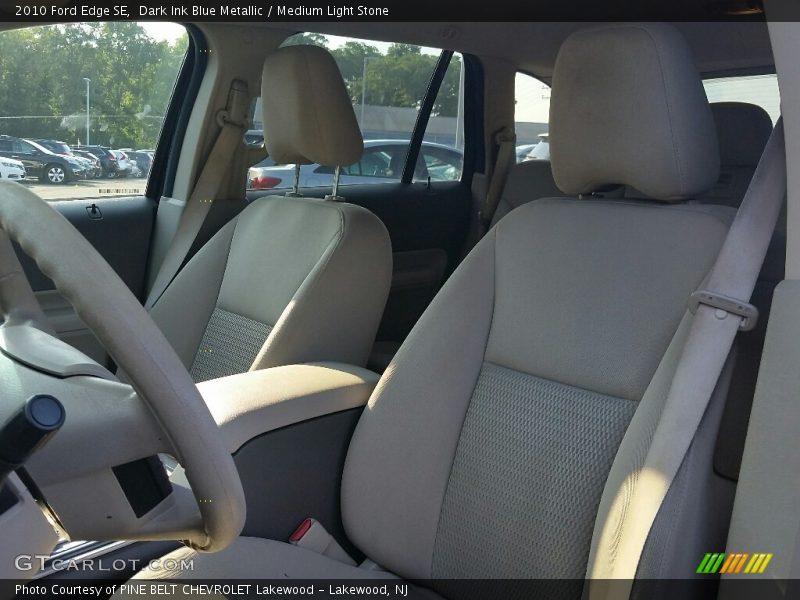 Dark Ink Blue Metallic / Medium Light Stone 2010 Ford Edge SE