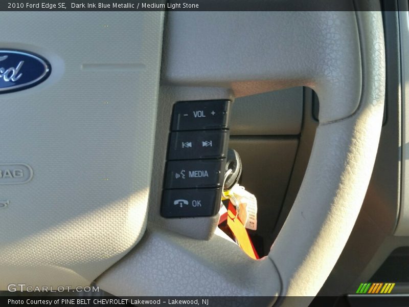 Dark Ink Blue Metallic / Medium Light Stone 2010 Ford Edge SE