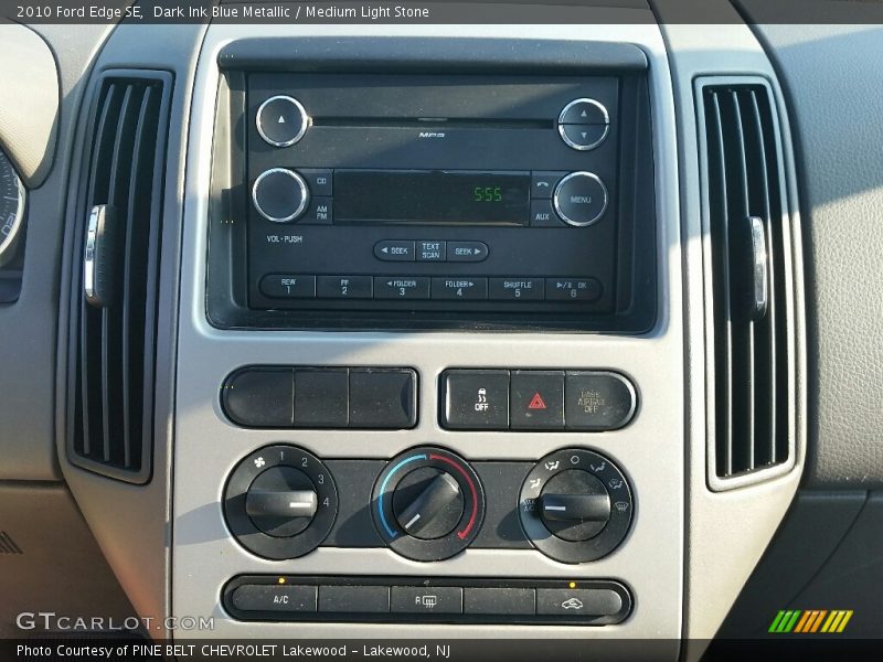 Dark Ink Blue Metallic / Medium Light Stone 2010 Ford Edge SE